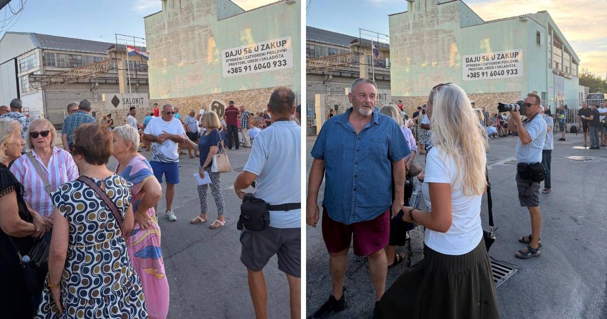 Radnici Salonita prosvjedovali jer ih država želi prevariti. "Zašto nam se to radi?"