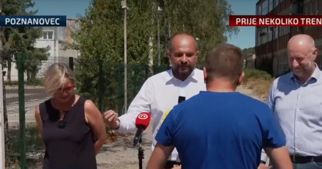 Hajdaš Dončić govorio o ilegalnom odlagalištu, HDZ-ovac ispred njega stavio WC papir