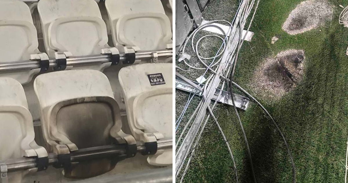 Pogledajte što su navijači uništili na Opus Areni tijekom finala Kupa