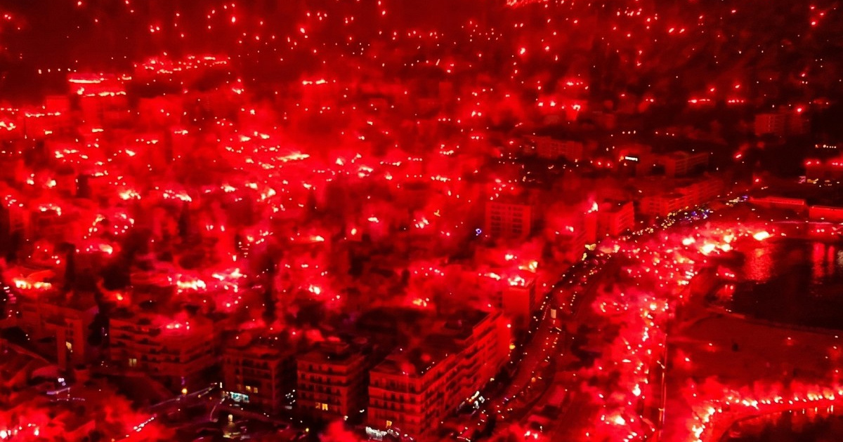 Alžir u plamenu. Pogledajte spektakularne scene proslave titule prvaka