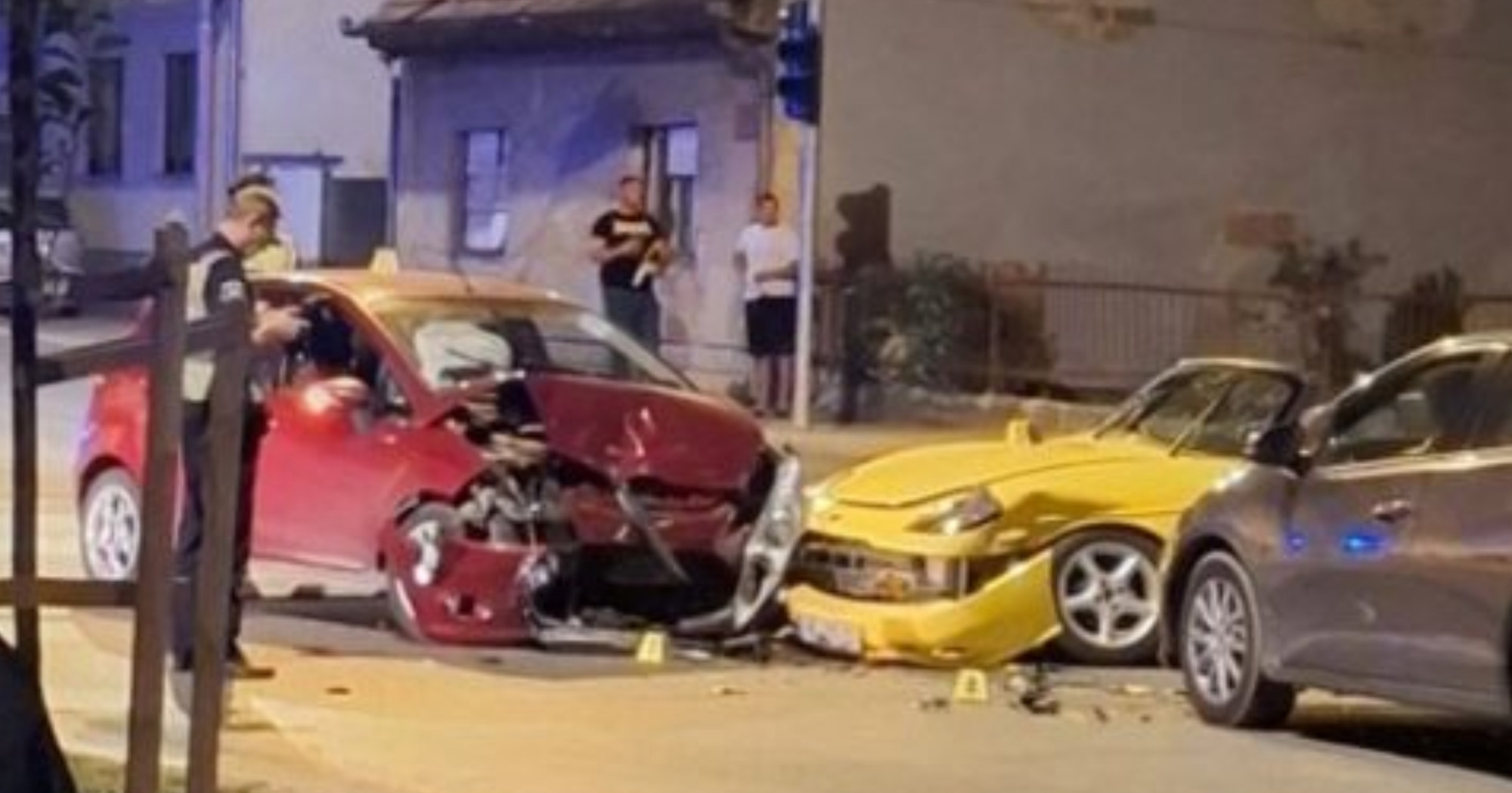 FOTO Sudar četiri automobila u Požegi, više osoba ozlijeđeno