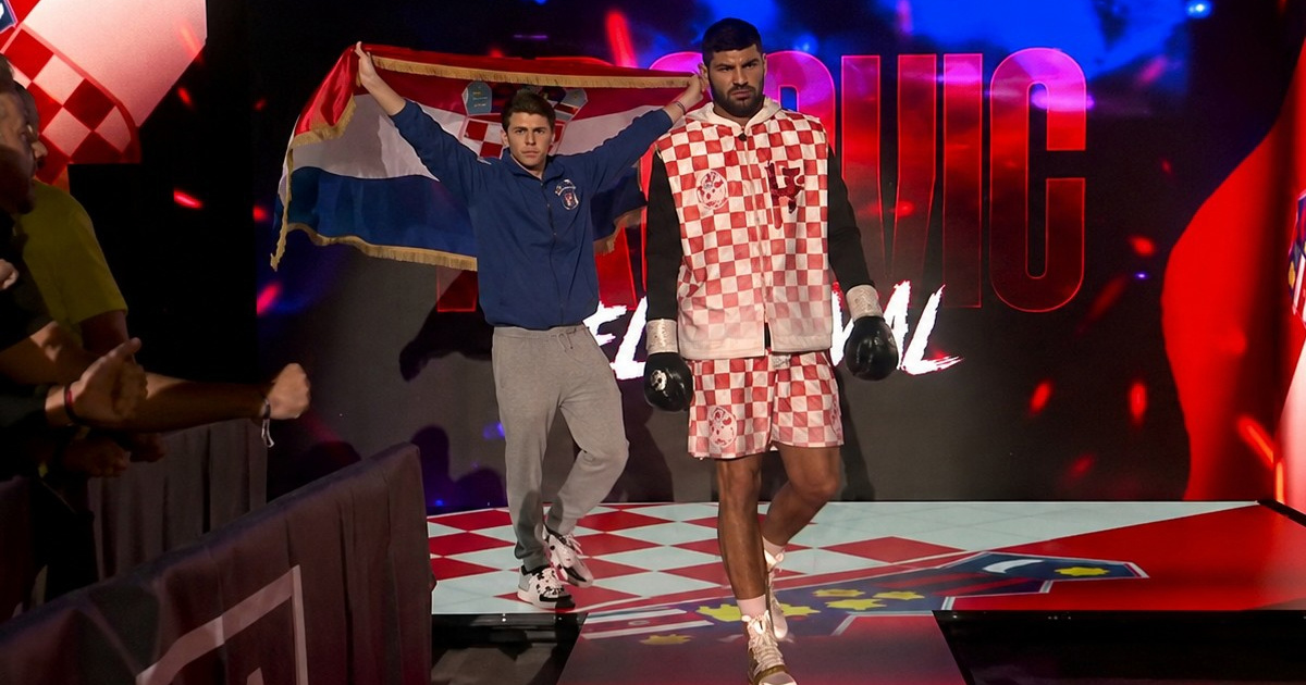 Pogledajte kako je Hrgović uz Thompsonovu pjesmu Geni kameni ušao u ring