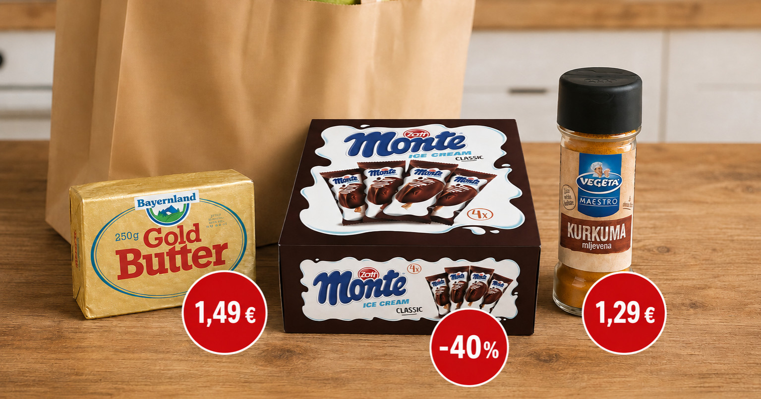 Najbolje cijene: Maslac snižen čak 70%, evo gdje ga danas možete kupiti za 1,49 eura