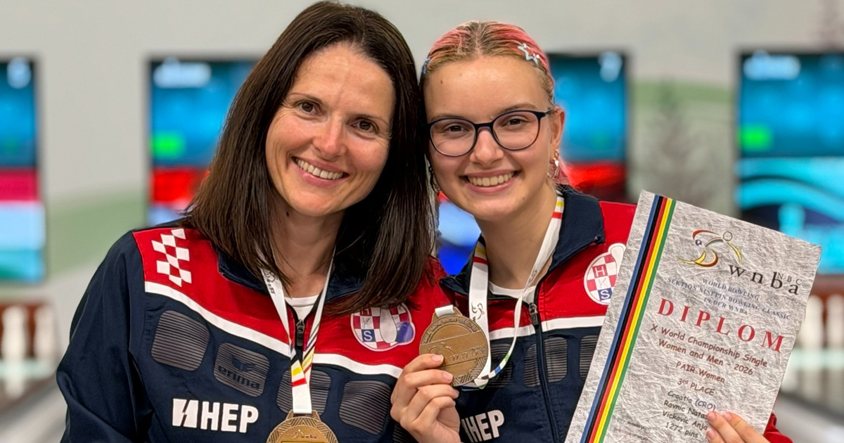 Nataša Ravnić i Anja Vicković osvojile brončane medalje na SP-u u kuglanju