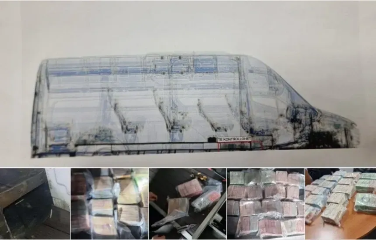 Na granici Srbije i Kosova našli milijun eura u podu minibusa. Predao se vlasnik