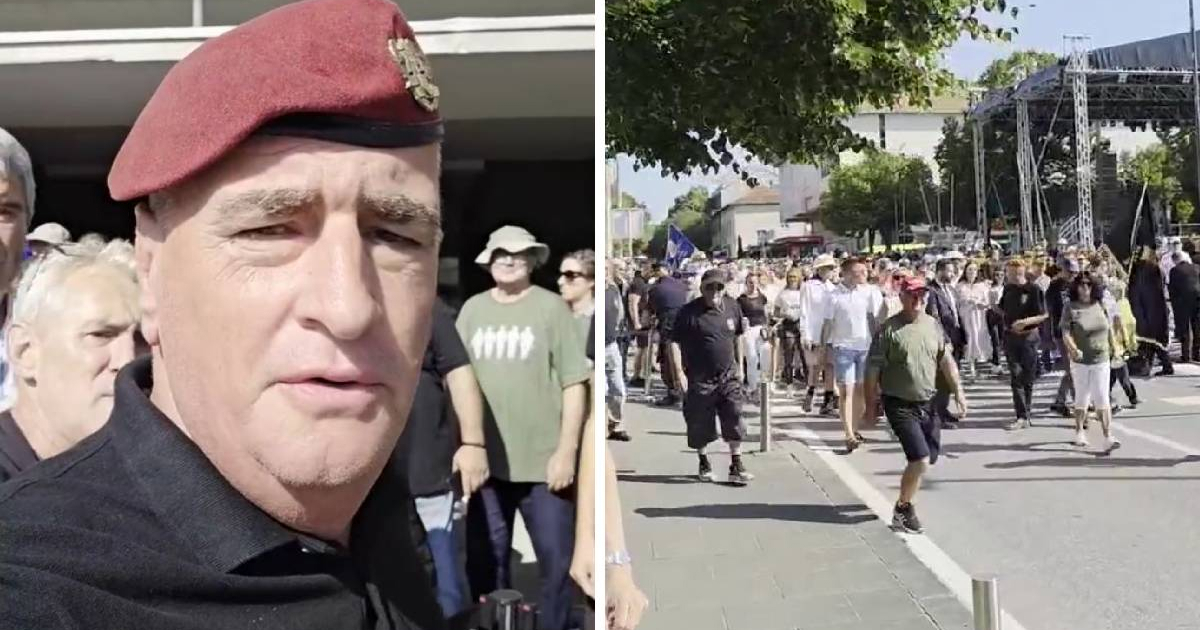 VIDEO Bulj maknuo traku u Kninu. "Elita i dezerteri se ogradili od naroda. Sramota"