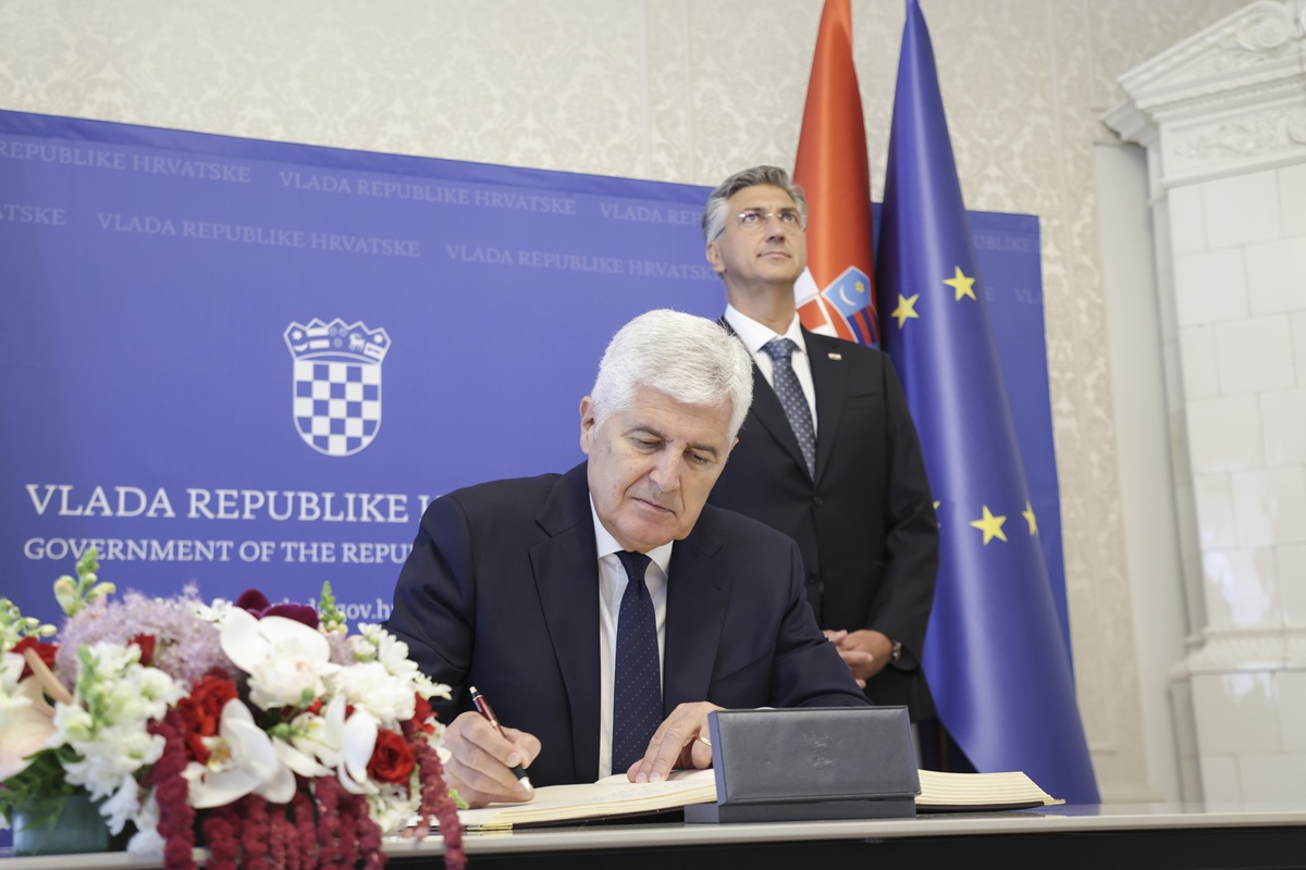Čović u Zagrebu: Rezolucija o Hrvatima u BiH ima duh Daytona