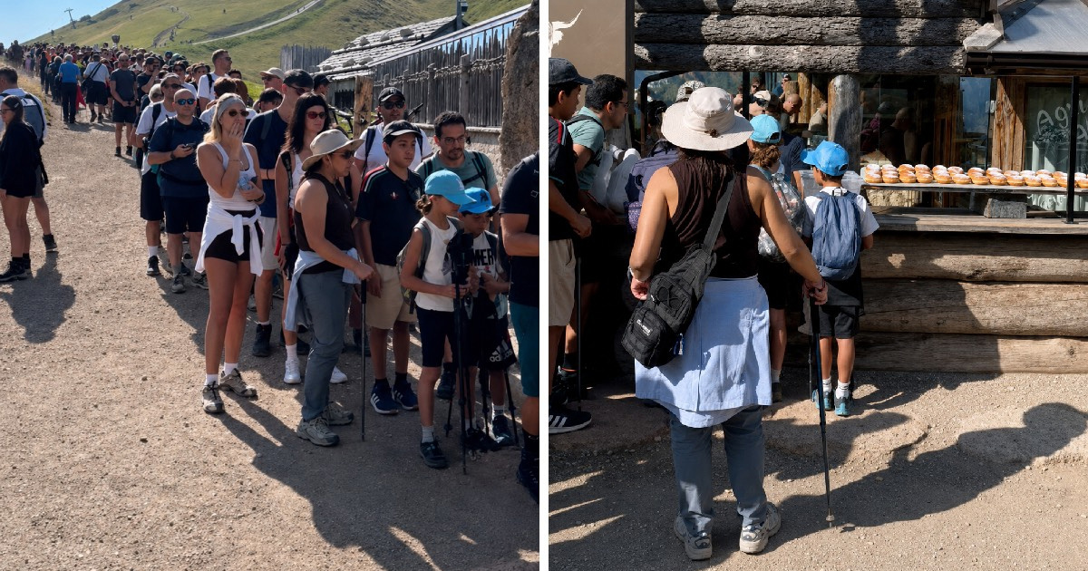 Ljudi masovno dolaze u Dolomite zbog krafne s Instagrama. Redovi su golemi