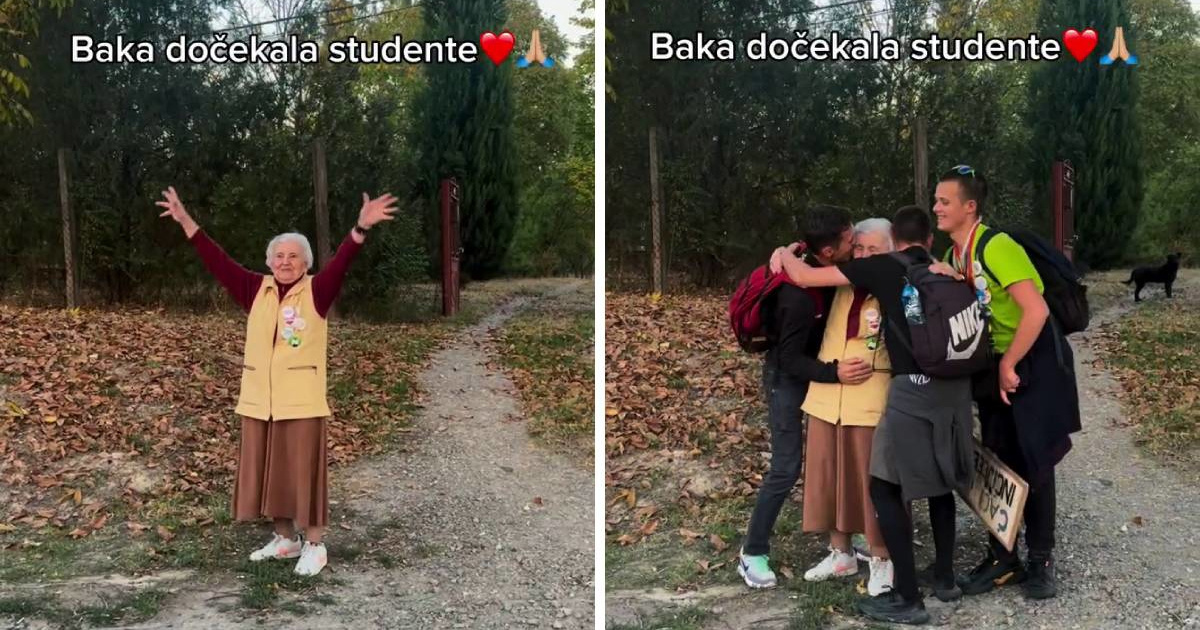 "Nađite me kad pobijedite": Baka iz Srbije dirljivo podržala studente, video je hit