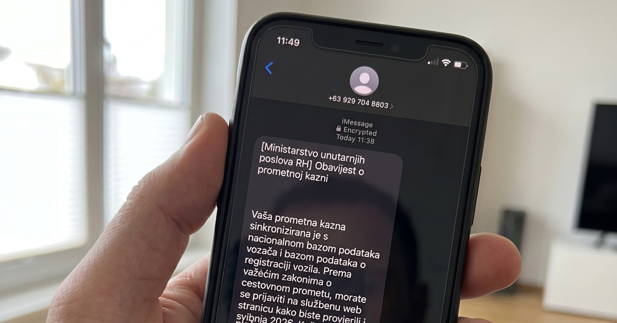 Policija upozorava na lažne SMS poruke o prometnim kaznama