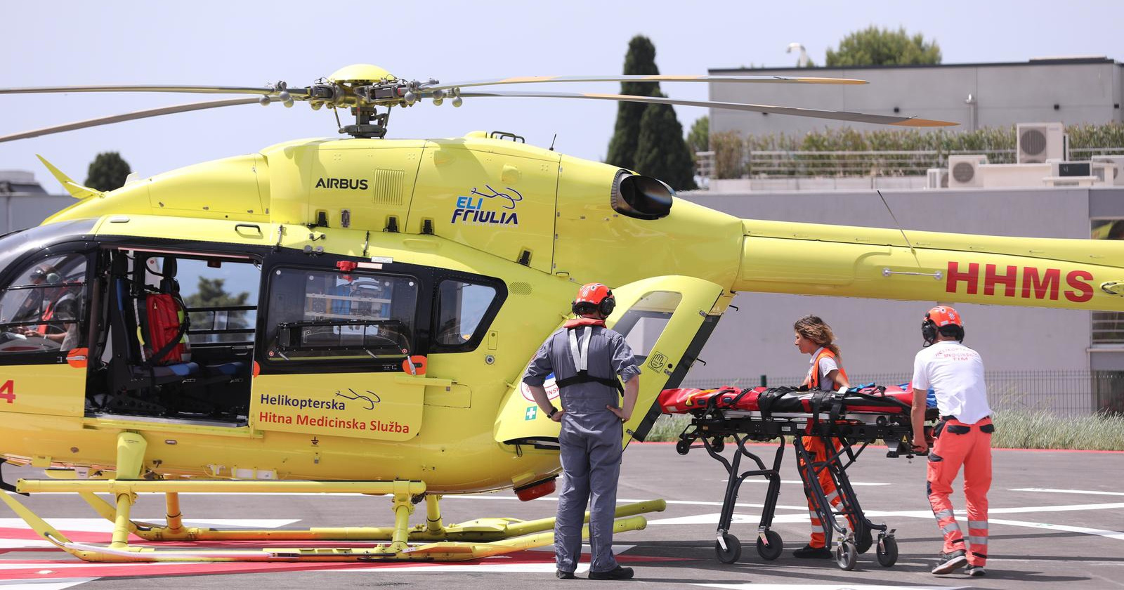 Ženu na Krku udario grom, helikopterom prevezena u bolnicu