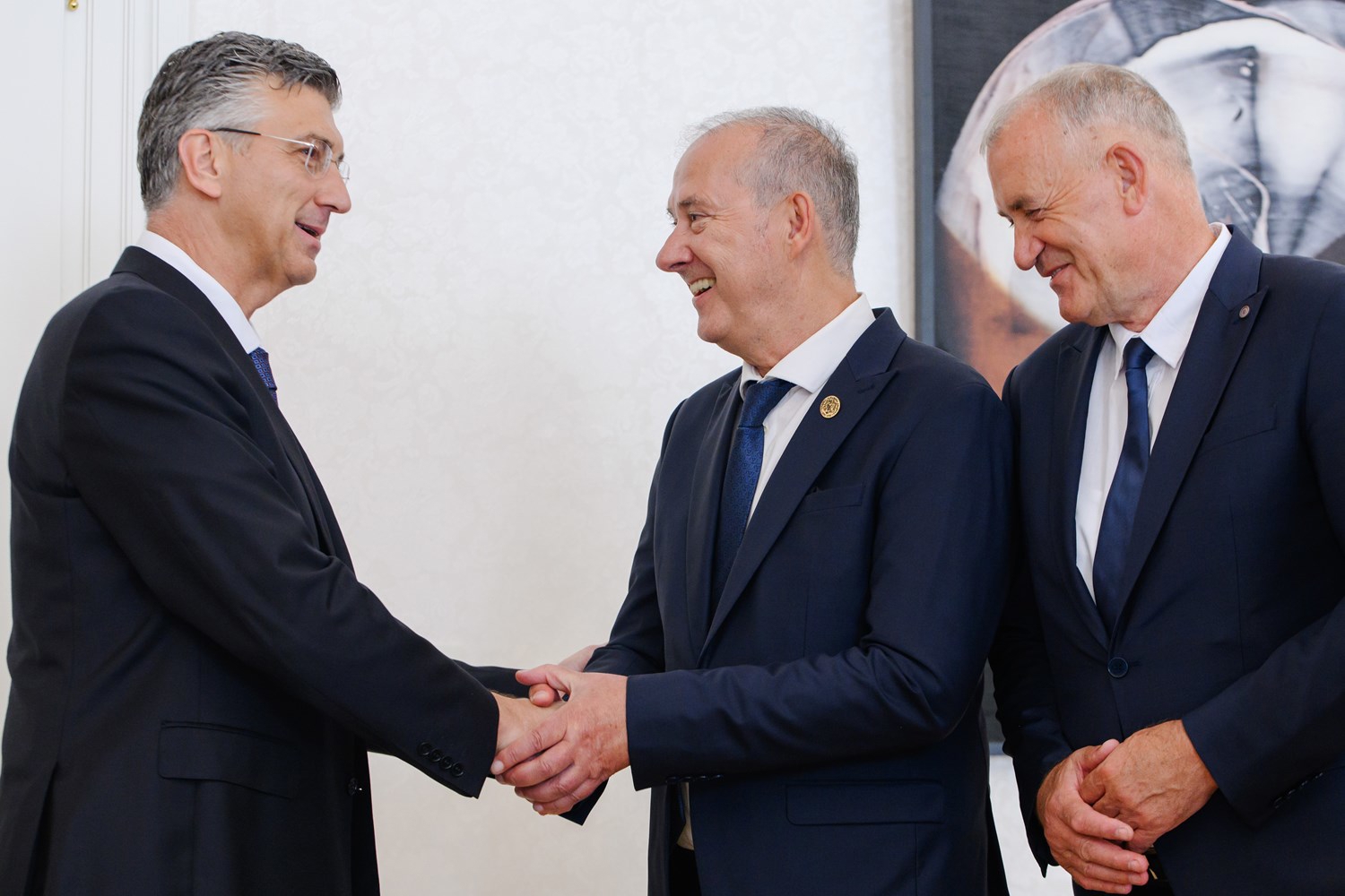 Plenković primio predstavnike Viteškog alkarskog društva Sin