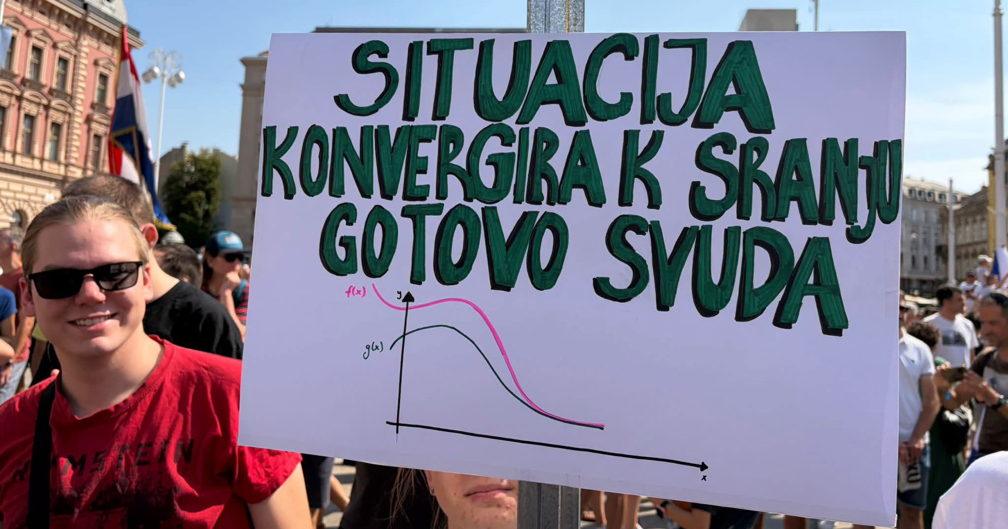 Matematički transparent na Hodu za Liku savršeno objašnjava stanje u zemlji
