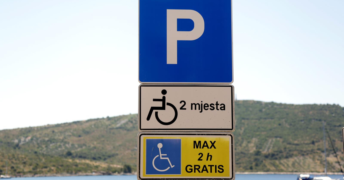 U Splitu i okolici sutra kontrola parkirališnih karata za osobe s invaliditetom