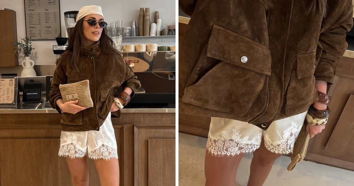 Satenske kratke hlače s čipkom su ljetni modni hit