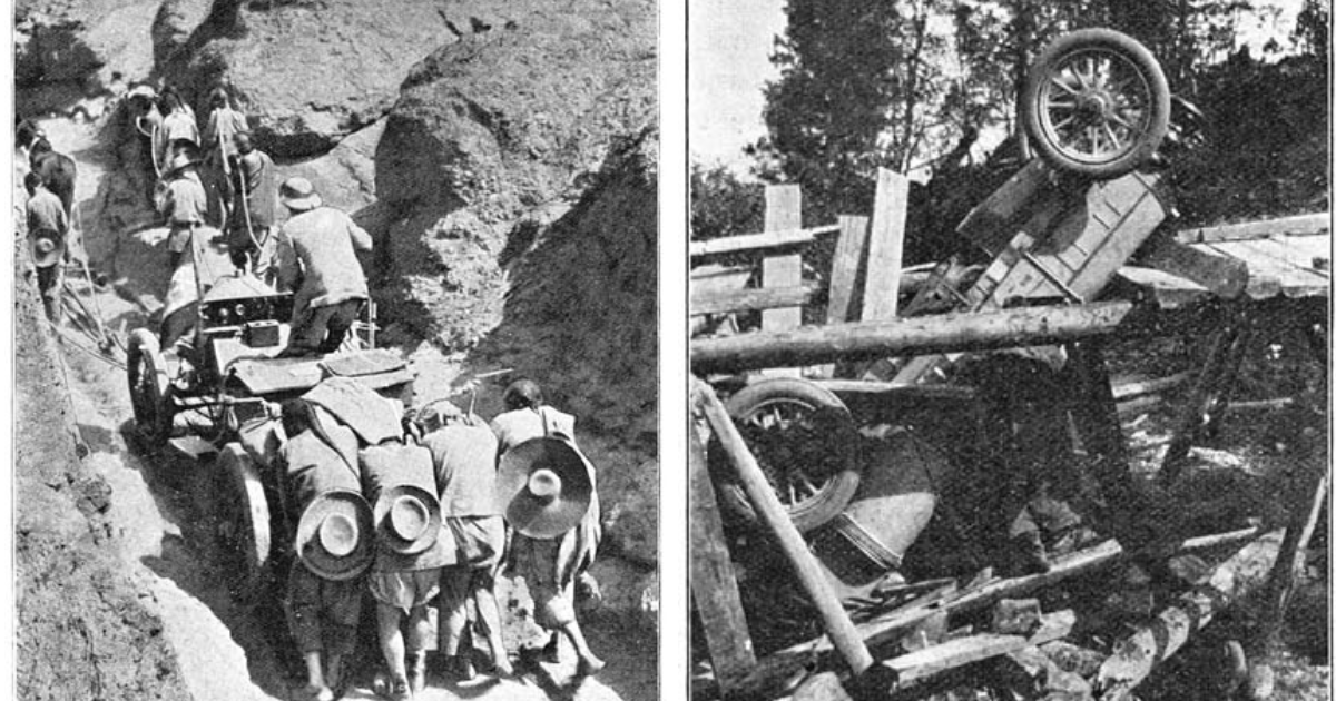 1907. godine održana je spektakularna utrka autima od Peking