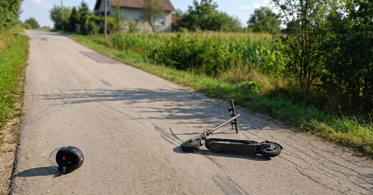29-godišnjak se romobilom spuštao po nizbrdici pa pao. Teško je ozlijeđen