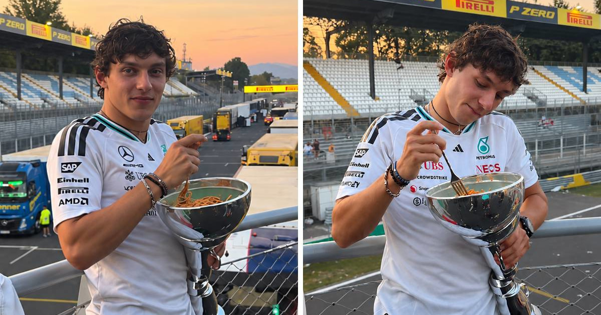 Pogledajte kako je Kimi Antonelli proslavio prvu F1 pobjedu u Monzi 😁