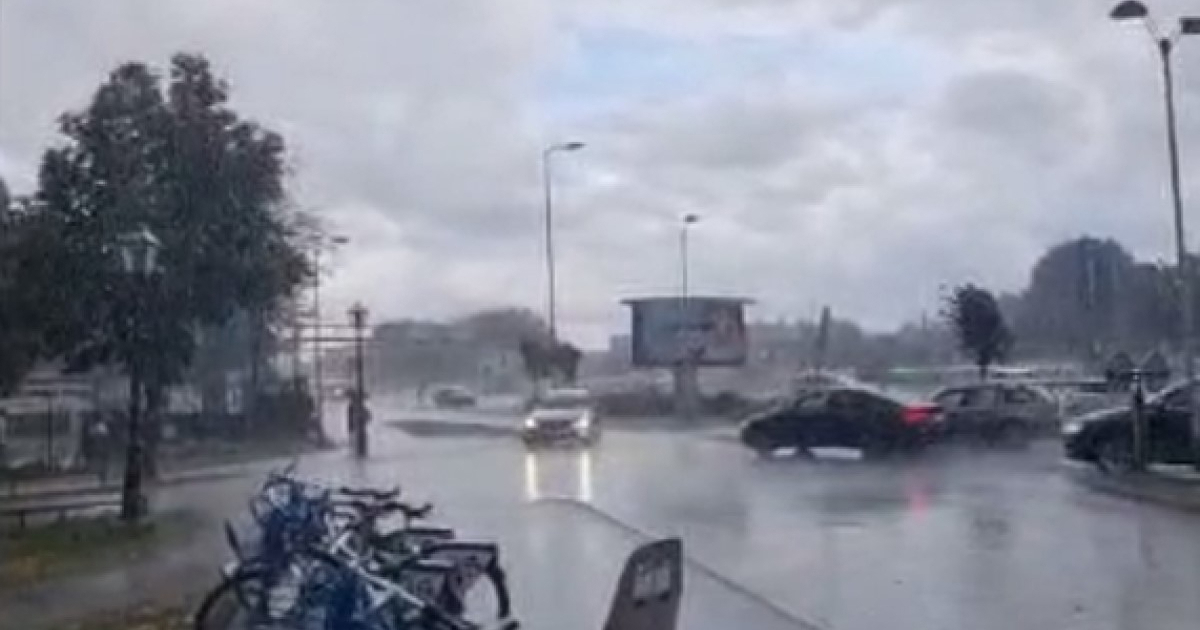 VIDEO Promjena vremena stigla u Zagreb, snažan pljusak zahvatio dijelove grada