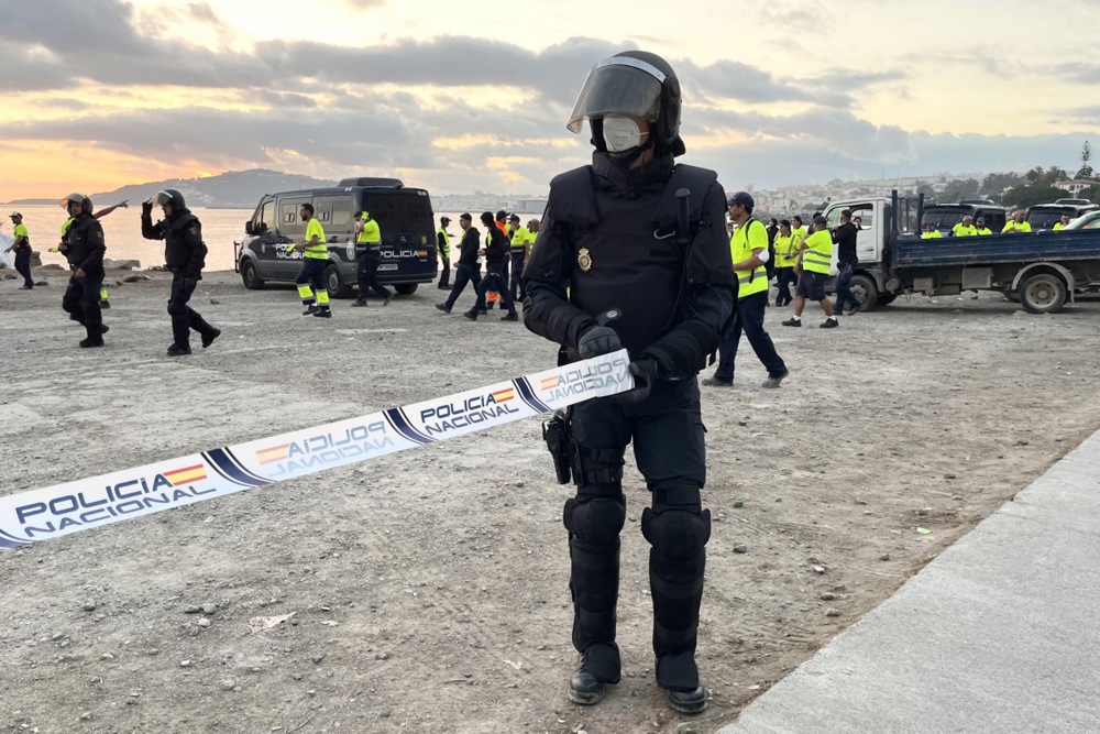 Ceuta se čisti od migrantskih kampova. U akciji španjolska policija