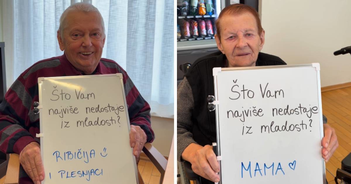 Korisnici doma za starije otkrili što im nedostaje iz mladosti. Video rasplakao ljude