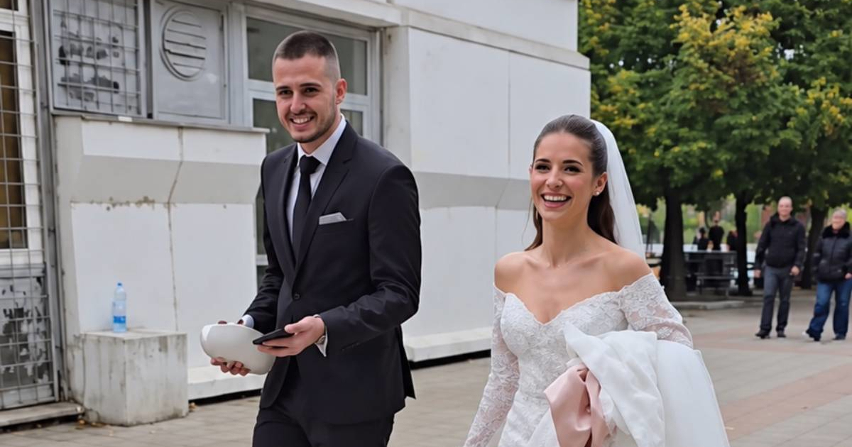 VIDEO Mladenci u Srbiji prekinuli vjenčanje kako bi glasali, ljudi im pljeskali