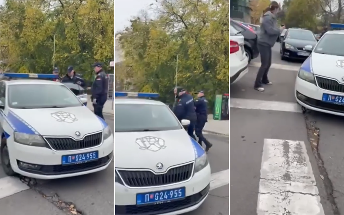 VIDEO Policija u Srbiji privela muškarca. On otvorio druga vrata i pobjegao