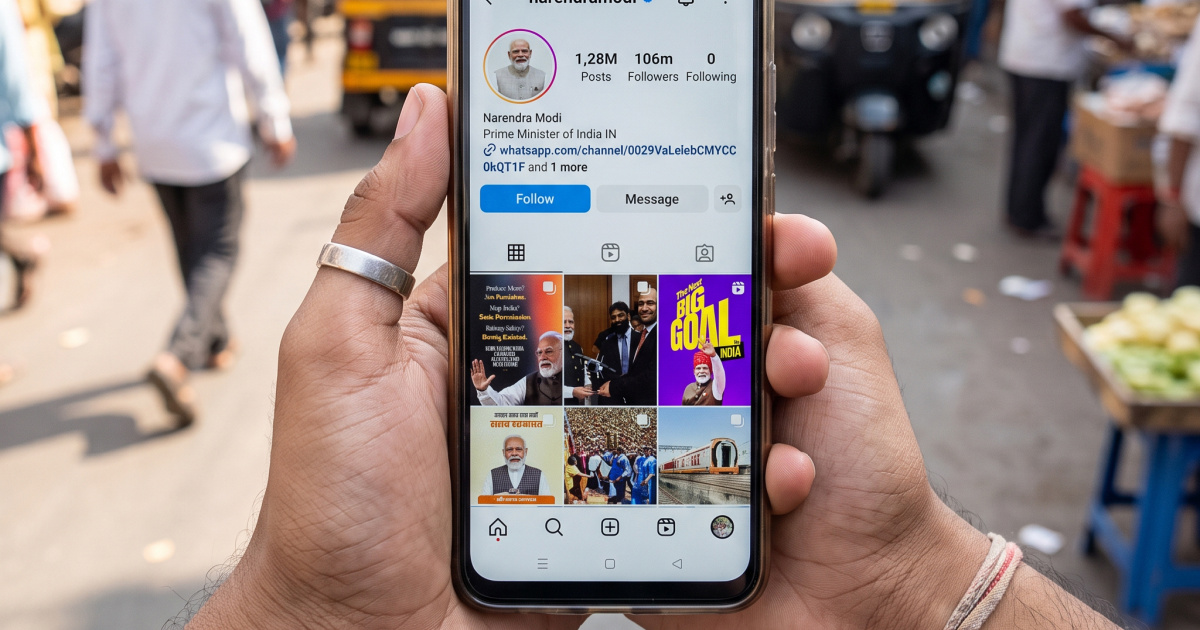 Indijski premijer na Instagramu pokušava pridobiti Gen Z. Oni ga ismijavaju